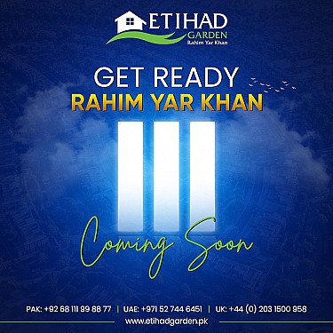 Ghar Banana Huwa Ab Garri Lanay Se Bhi Zyada Aasan! Etihad Garden Phase 3, Rahim yar Khan