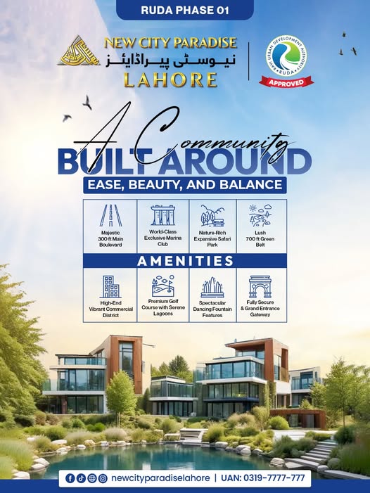 New City Paradise Lahore - Where Lifestyle Meets Luxury Living