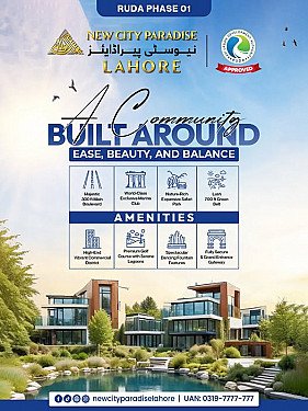 New City Paradise Lahore - Where Lifestyle Meets Luxury Living