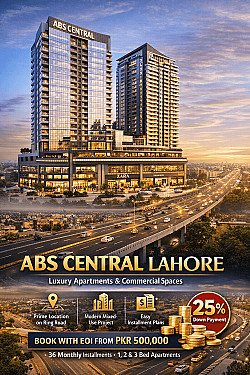 ABS Central - A Complete Investment & Living Guide to Lahore’s Rising Vertical Landmark