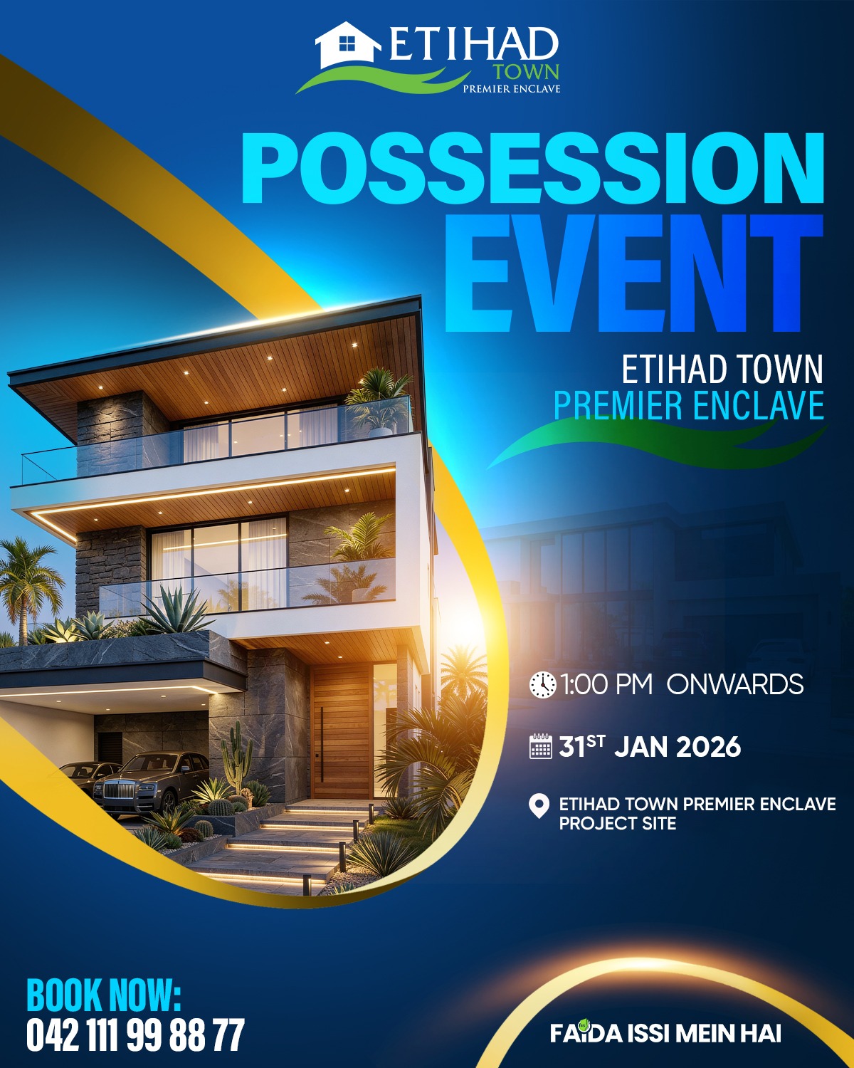 Etihad Town Officially Reveals Possession Date for Premier Enclave