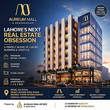 Aureum Mall & Residencies – Lahore’s Next Destination for Luxury Living & Smart Investment