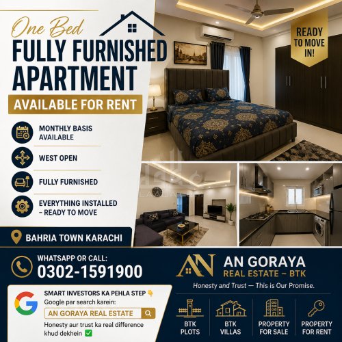 540 Sq. Feet Apartment for rent in Precinct 4 Commercial, Bahria Town, Karachi - (ID-15724)