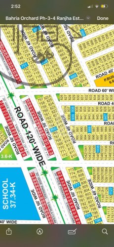 10 Marla Plot for sale in Phase 4 - G5 Block, Bahria Orchard, Lahore - (ID-15793)
