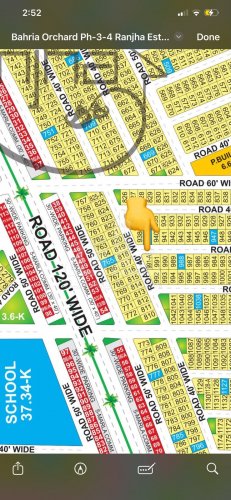 10 Marla Plot for sale in Phase 4 - G5 Block, Bahria Orchard, Lahore - (ID-15804)
