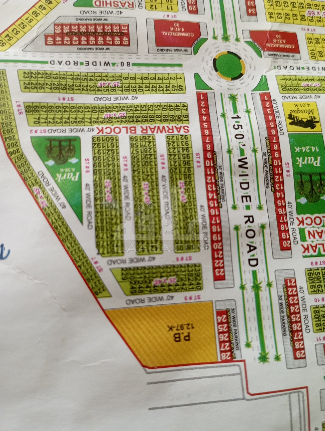 5.33 Marla Plot for sale in Sector G - Sarwar Block, Bahria Town, Lahore - (ID-15825)