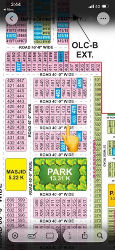 8 Marla Plot for sale in OLC-B Block, Bahria Orchard, Lahore - (ID-15830)