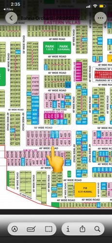 8 Marla Plot for sale in Phase 1 - Eastern District Ext. II, Bahria Orchard, Lahore - (ID-15831)