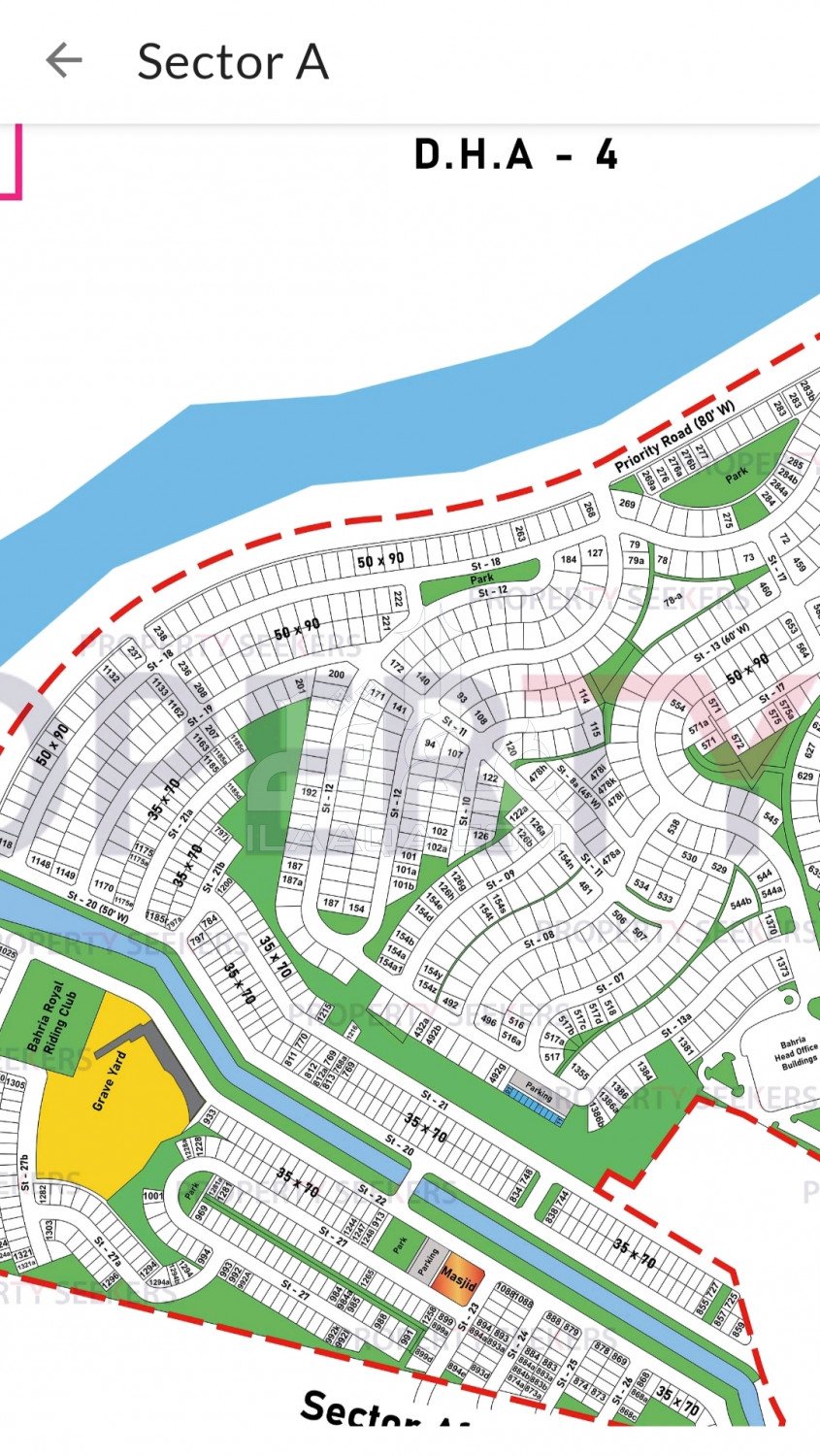 10 Marla Plot for sale in Sector A, Bahria Town Phase 8, Rawalpindi - (ID-15852)
