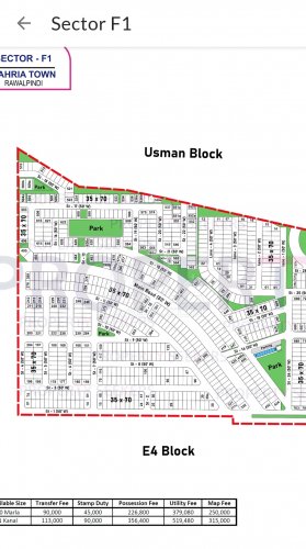 10 Marla Plot for sale in Sector F1, Bahria Town Phase 8, Rawalpindi - (ID-15853)