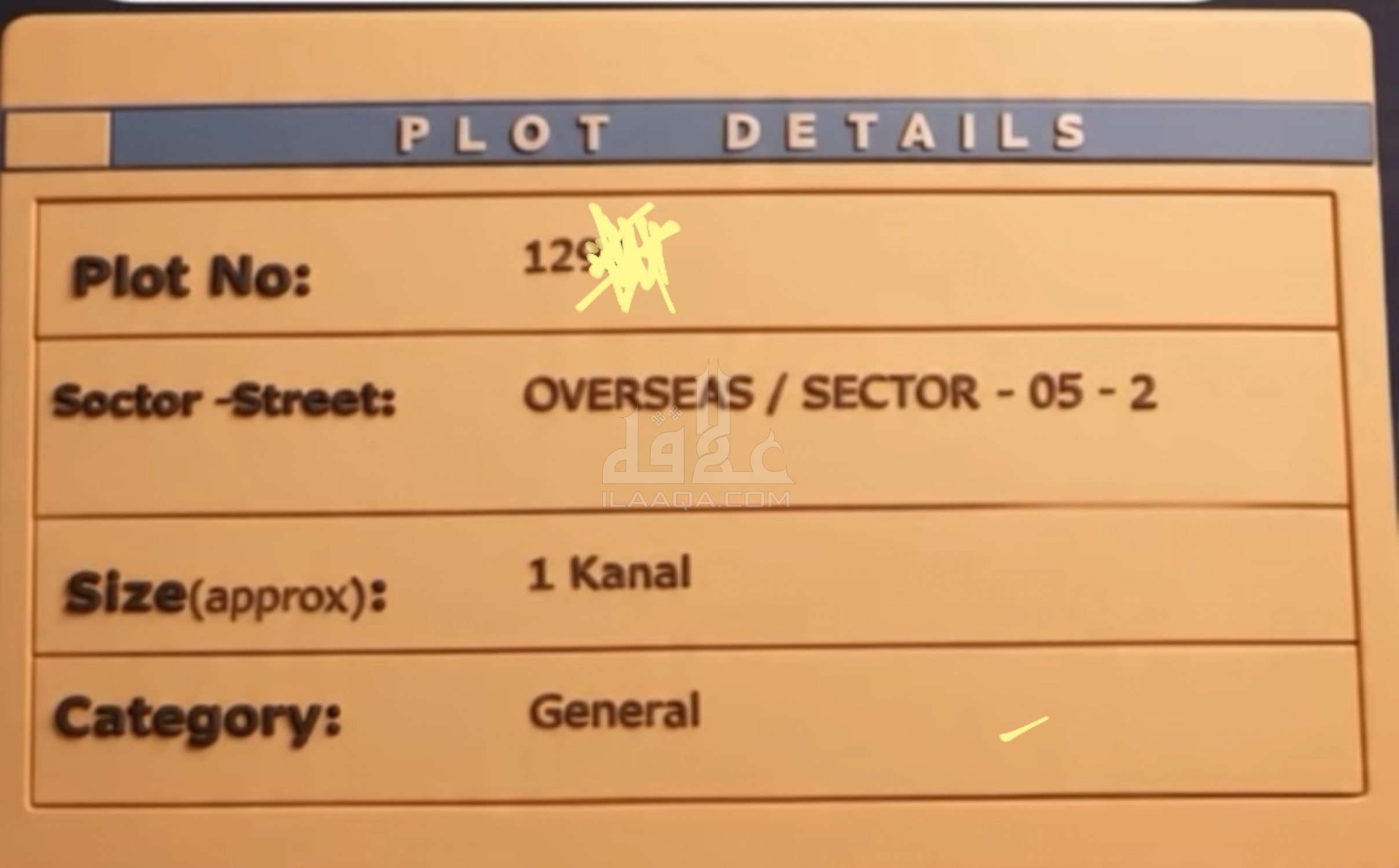 1 Kanal Plot for sale in Overseas 5, Bahria Town Phase 8, Rawalpindi - (ID-15856)