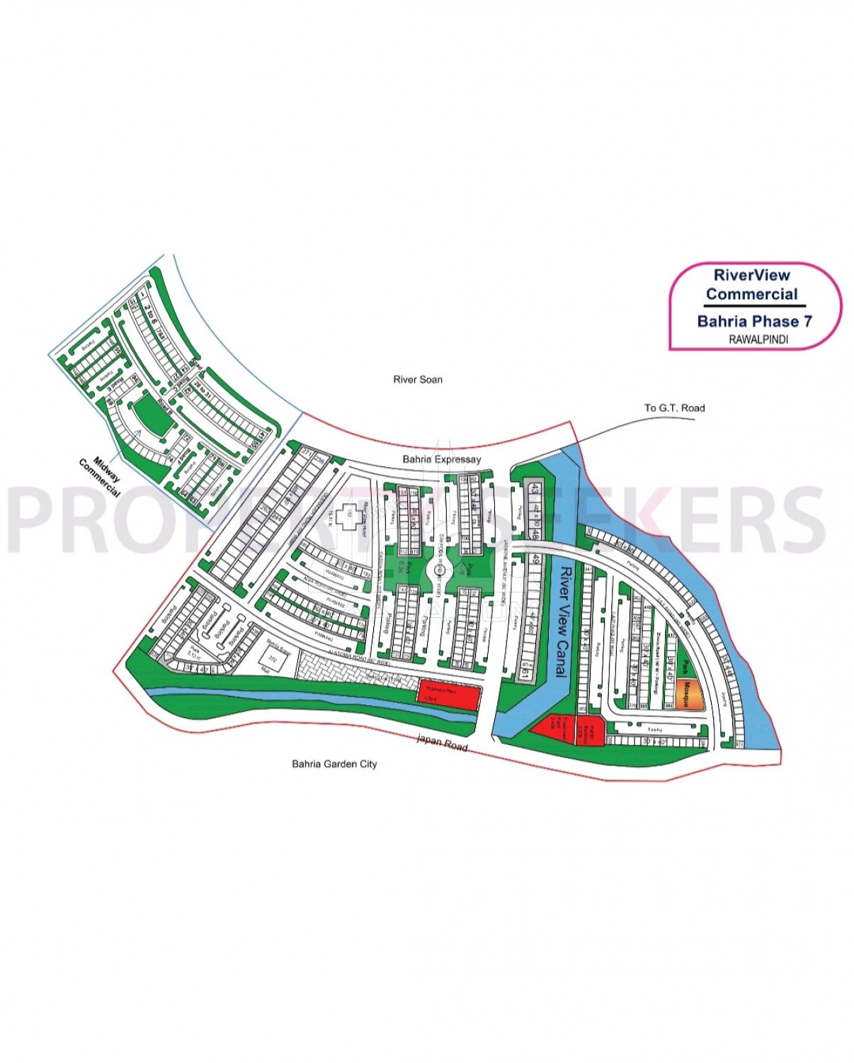 5 Marla Plot for sale in River View Commercial, Bahria Town Phase 8, Rawalpindi - (ID-15874)