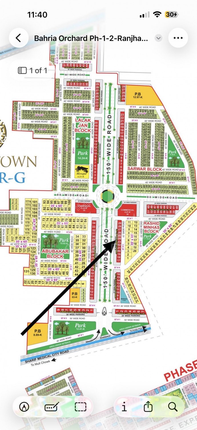 5 Marla Plot for sale in Sector G - Rashid Minhas Block, Bahria Town, Lahore - (ID-15897)