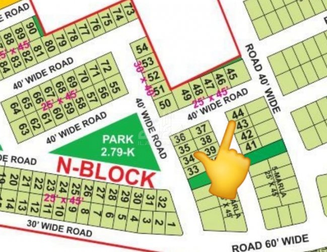 5 Marla Plot for sale in Phase 2 - N Block, Bahria Orchard, Lahore - (ID-15911)