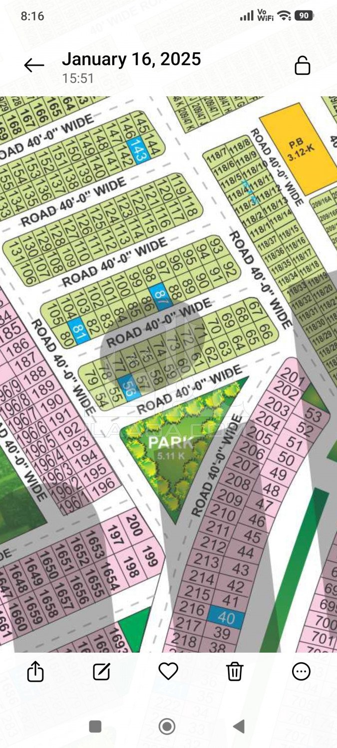 5 Marla Plot for sale in Phase 2 - D Block, Bahria Orchard, Lahore - (ID-15938)