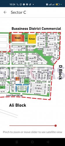 10 Marla Plot for sale in Sector C, Bahria Town Phase 8, Rawalpindi - (ID-15971)
