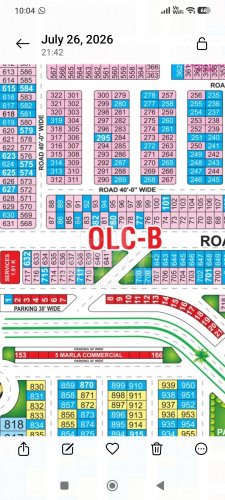 17.5 Marla Plot for sale in OLC-B Block, Bahria Orchard, Lahore - (ID-16013)