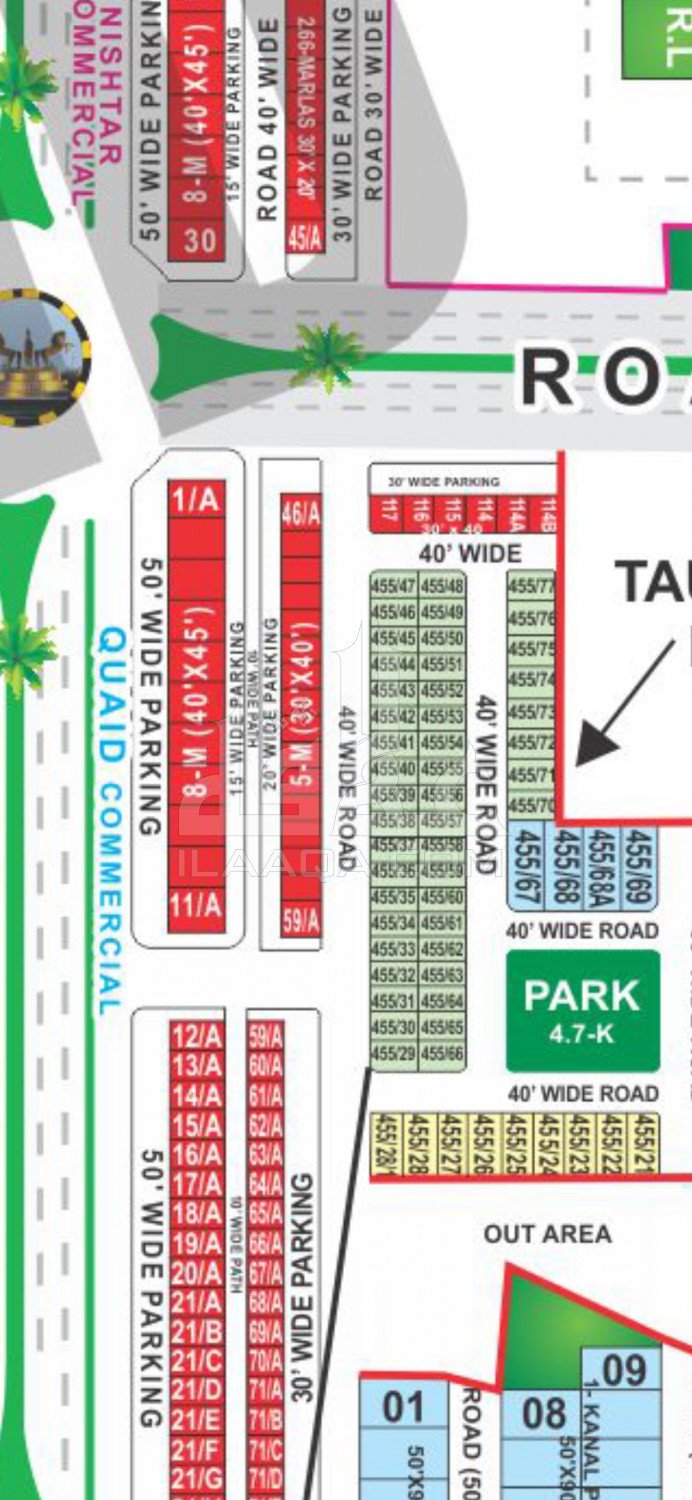 5 Marla Plot for sale in Sector F - Tauheed Block, Bahria Town, Lahore - (ID-16018)