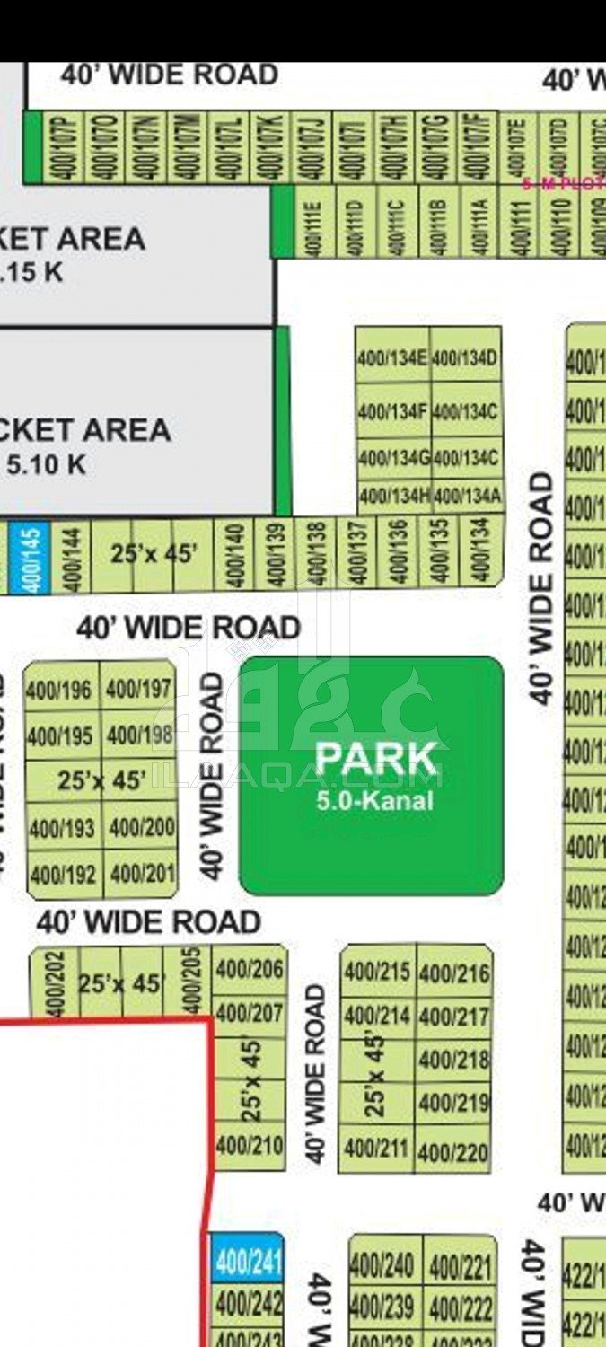 6 Marla Plot for sale in Phase 1 - Eastern District Ext. II, Bahria Orchard, Lahore - (ID-16043)