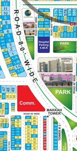 1 Kanal Plot for sale in Phase 1 - Eastern District, Bahria Orchard, Lahore - (ID-16054)