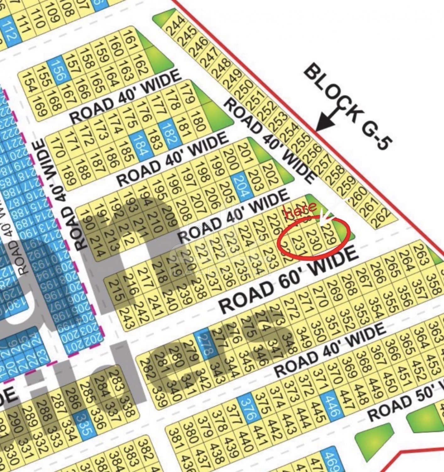 10 Marla Plot for sale in Phase 4 - G5 Block, Bahria Orchard, Lahore - (ID-16065)