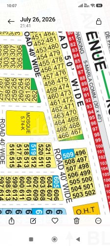 10 Marla Plot for sale in Phase 4 - G4 Block, Bahria Orchard, Lahore - (ID-16068)