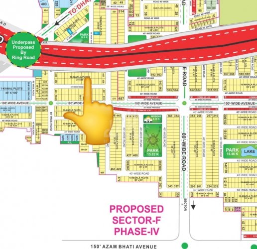 10 Marla Plot for sale in Sector D - EE Block, Bahria Town, Lahore - (ID-16094)