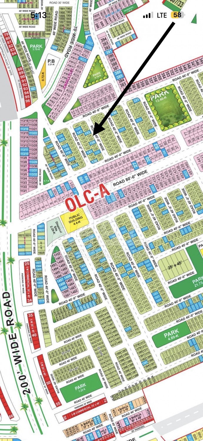 5 Marla Plot for sale in OLC-A Block, Bahria Orchard, Lahore - (ID-16108)