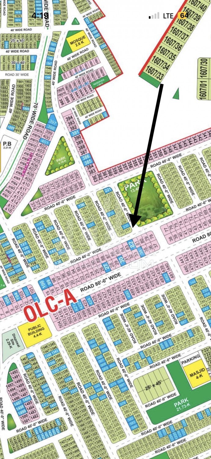 5 Marla Plot for sale in OLC-A Block, Bahria Orchard, Lahore - (ID-16126)