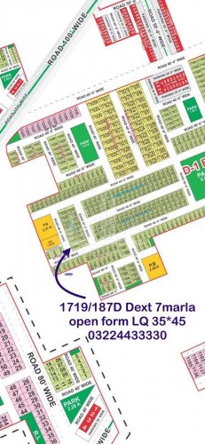 7 Marla Plot for sale in Phase 2 - D Ext, Bahria Orchard, Lahore - (ID-16061)