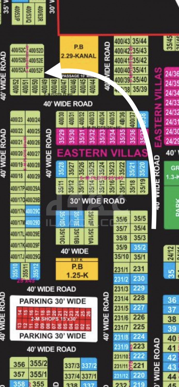 6 Marla Plot for sale in Phase 1 - Eastern District Ext. II, Bahria Orchard, Lahore - (ID-16060)