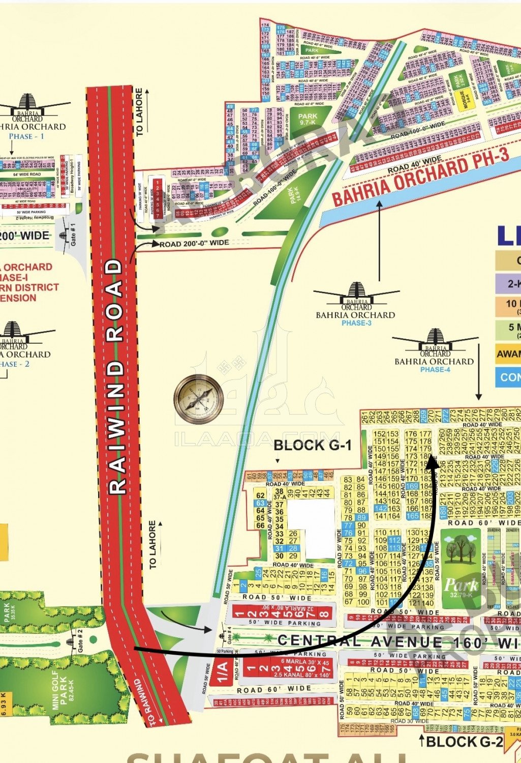 1 Kanal Plot for sale in Phase 4 - G1 Block, Bahria Orchard, Lahore - (ID-16187)