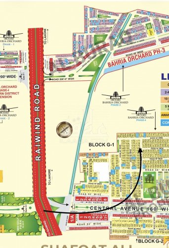 1 Kanal Plot for sale in Phase 4 - G1 Block, Bahria Orchard, Lahore - (ID-16187)