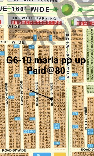 10 Marla Plot for sale in Phase 4 - G6 Block, Bahria Orchard, Lahore - (ID-16189)