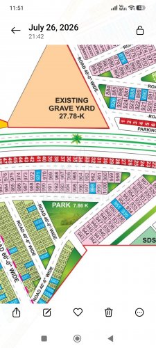 8 Marla Plot for sale in Phase 2 - D Block, Bahria Orchard, Lahore - (ID-16218)