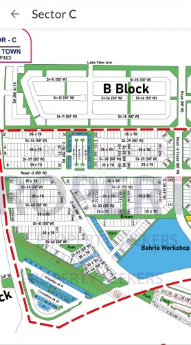 10 Marla Plot for sale in Sector C, Bahria Town Phase 8, Rawalpindi - (ID-16220)