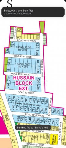 19.5 Marla Plot for sale in Sector C - Nargis/Hussain Ext., Bahria Town, Lahore - (ID-16226)