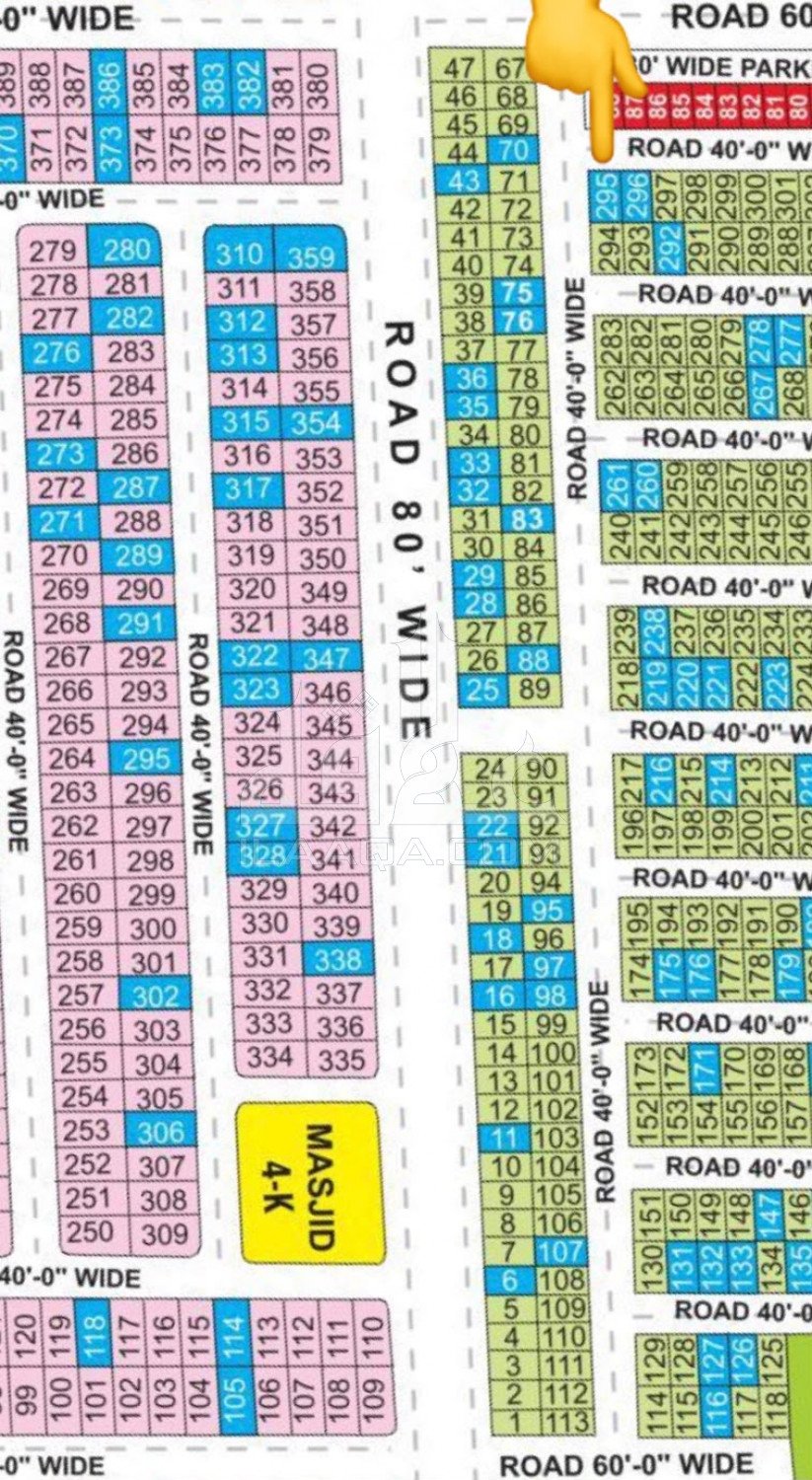 5 Marla Plot for sale in Phase 2 - F Block, Bahria Orchard, Lahore - (ID-16229)