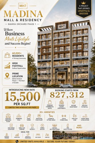5 Marla Plot for sale in Phase 2 - F Block, Bahria Orchard, Lahore - (ID-16254)