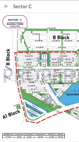 10 Marla Plot for sale in Sector C, Bahria Town Phase 8, Rawalpindi - (ID-16276)