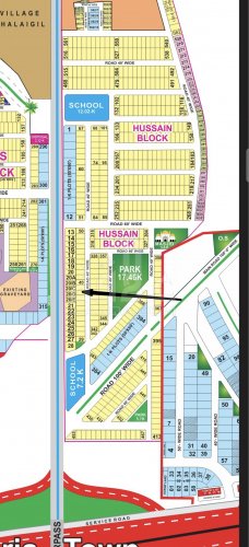 10 Marla Plot for sale in Sector C - Nargis/Hussain Block, Bahria Town, Lahore - (ID-16285)