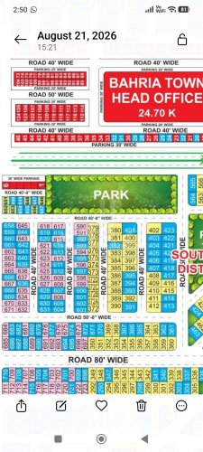 10 Marla Plot for sale in Phase 1 - Southern District, Bahria Orchard, Lahore - (ID-15782)