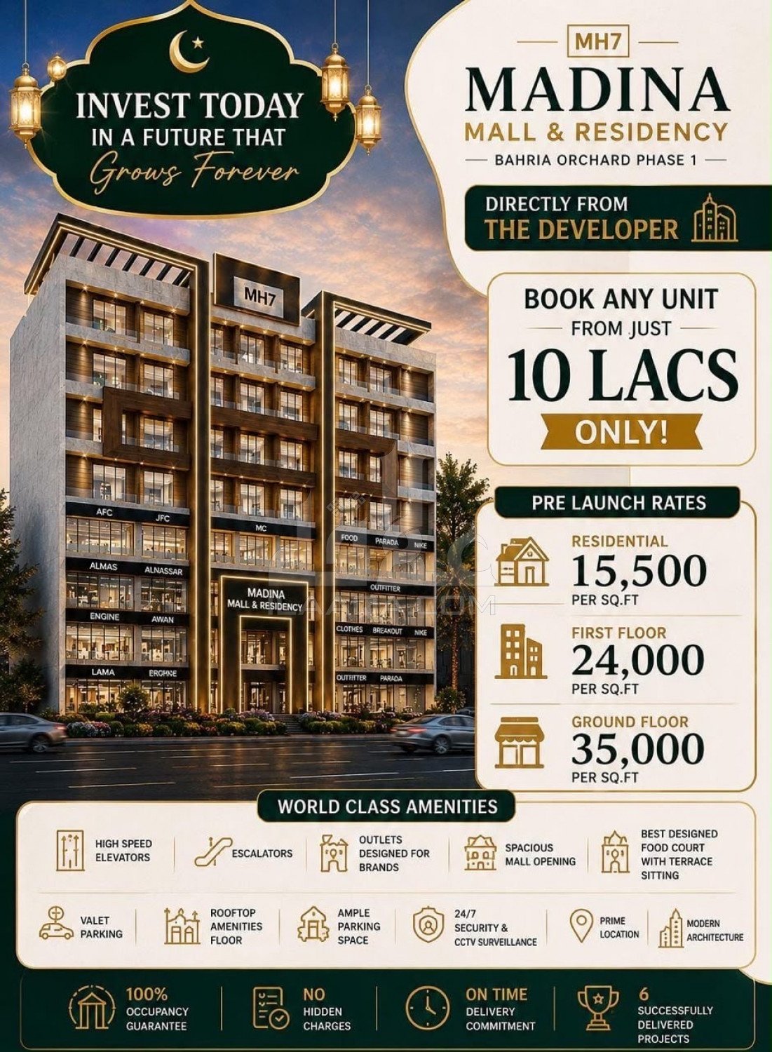 1 Kanal Plot for sale in Sector D - EE Multan Block, Bahria Town, Lahore - (ID-16339)
