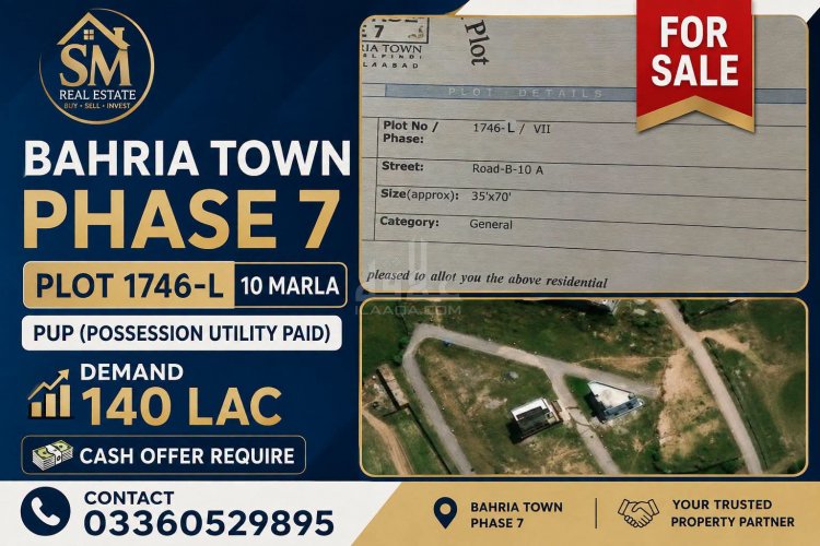 1 Kanal Plot for sale in Club City, Bahria Town Phase 8, Rawalpindi - (ID-16350)