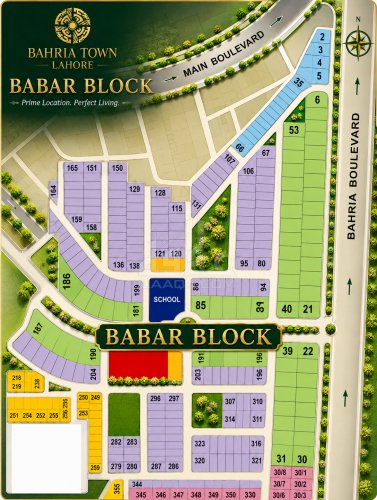 2 Kanal Plot for sale in Sector A - Babar Block, Bahria Town, Lahore - (ID-16352)