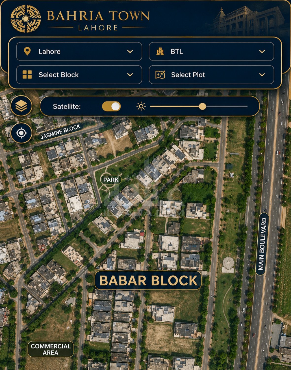 2 Kanal Plot for sale in Sector A - Babar Block, Bahria Town, Lahore - (ID-16352)