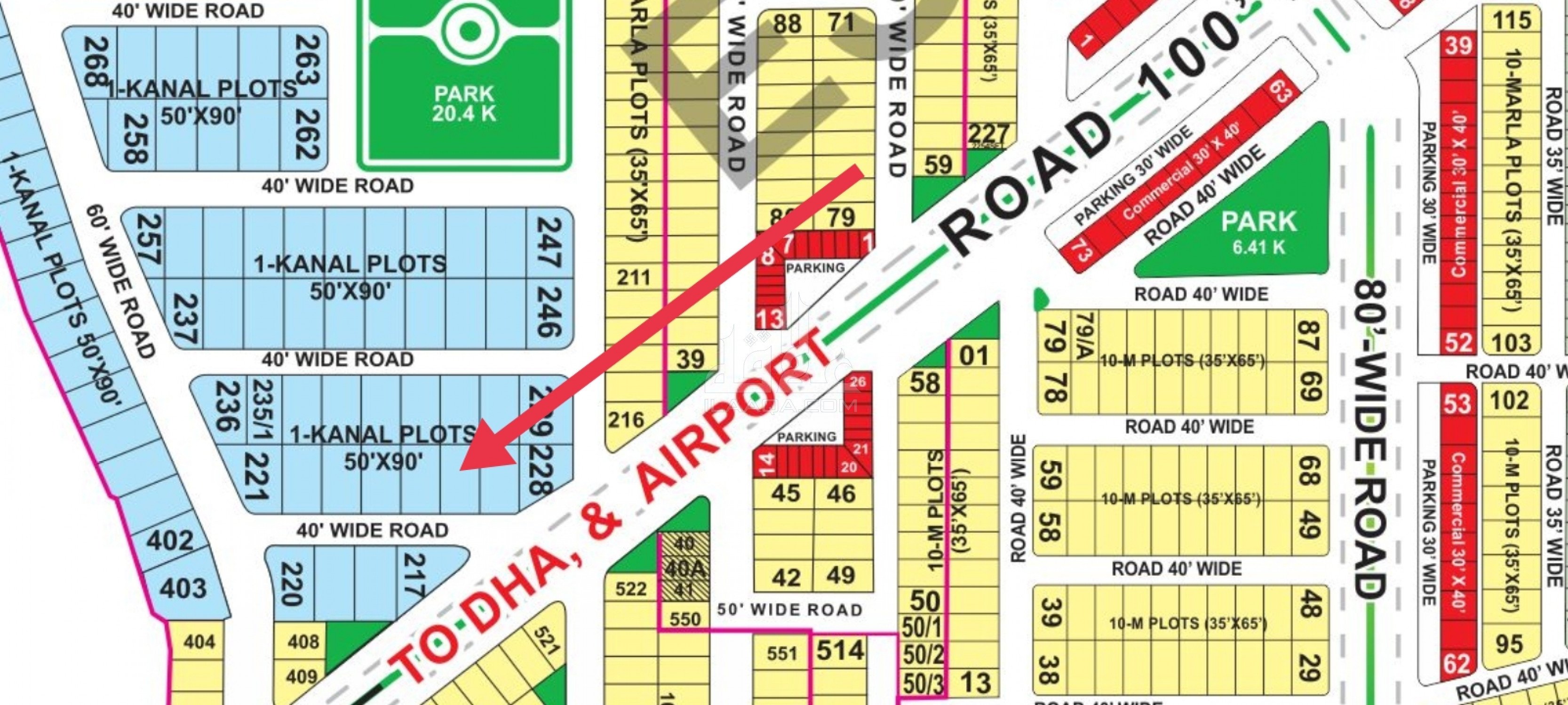 1 Kanal Plot for sale in Sector D - EE Block, Bahria Town, Lahore - (ID-16360)