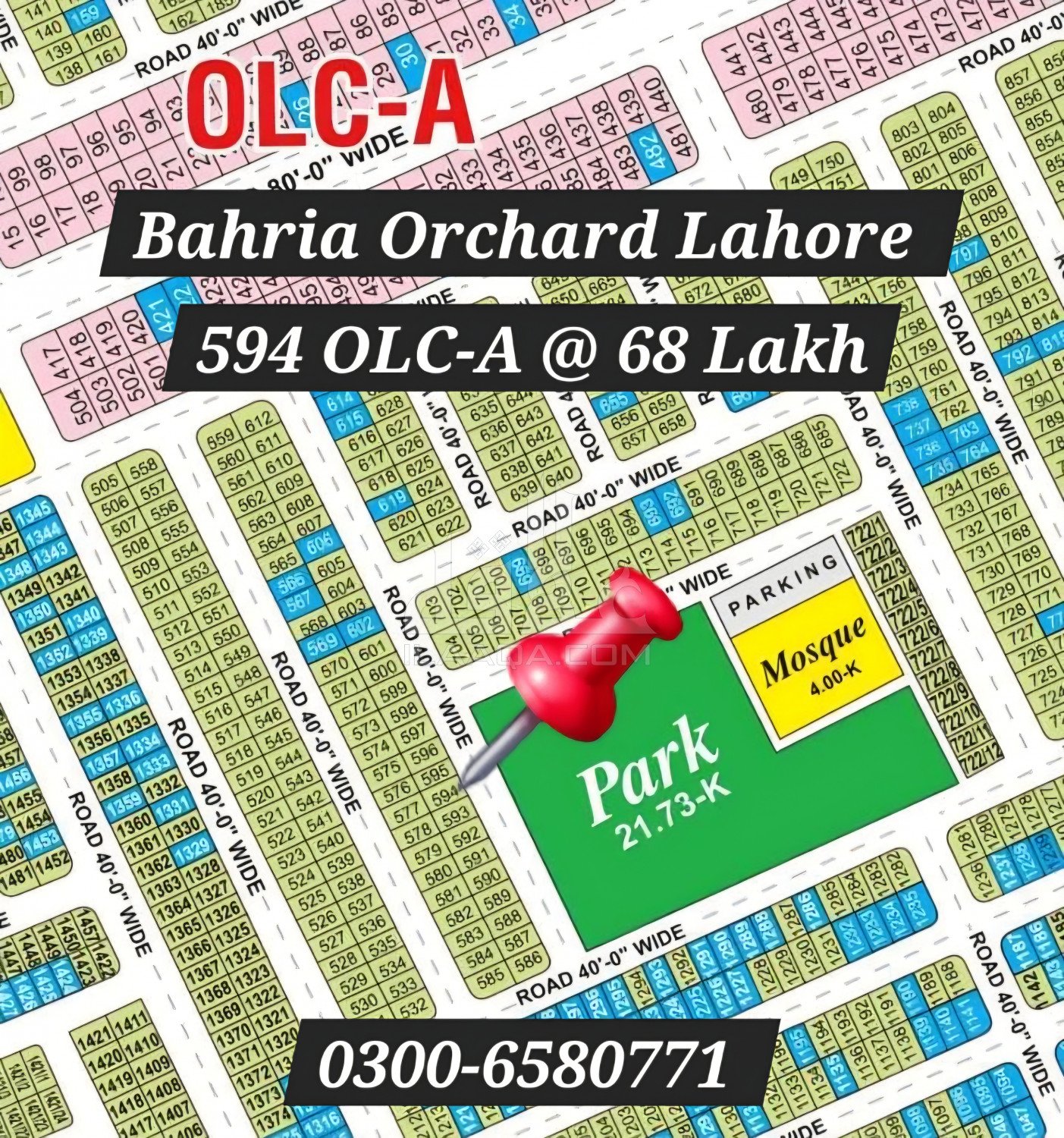 5 Marla Plot for sale in OLC-A Block, Bahria Orchard, Lahore - (ID-16361)