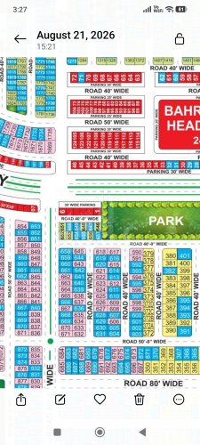 8 Marla Plot for sale in Phase 1 - Southern District, Bahria Orchard, Lahore - (ID-16389)