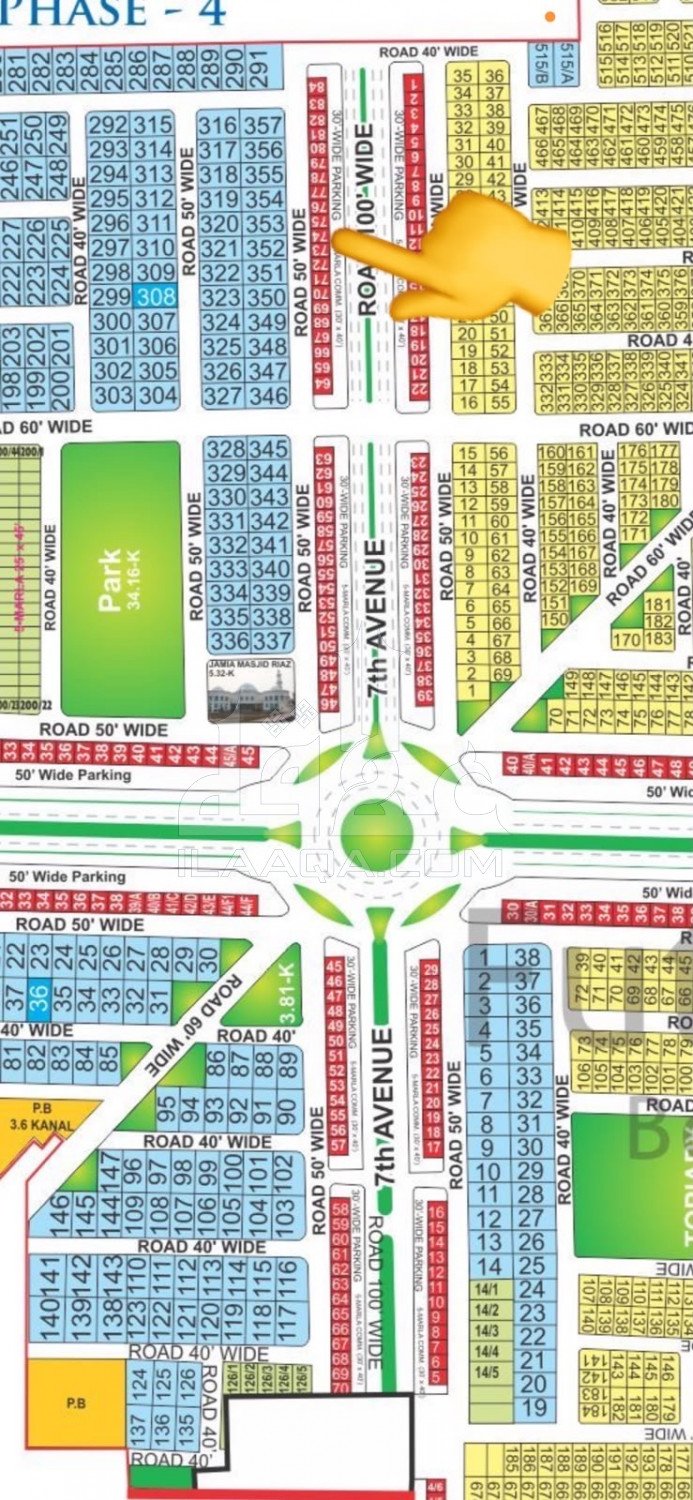5 Marla Plot for sale in Phase 4 - G1 Commercial, Bahria Orchard, Lahore - (ID-16451)